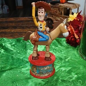 Toy Story Woody and Bullseye Musical Figurine